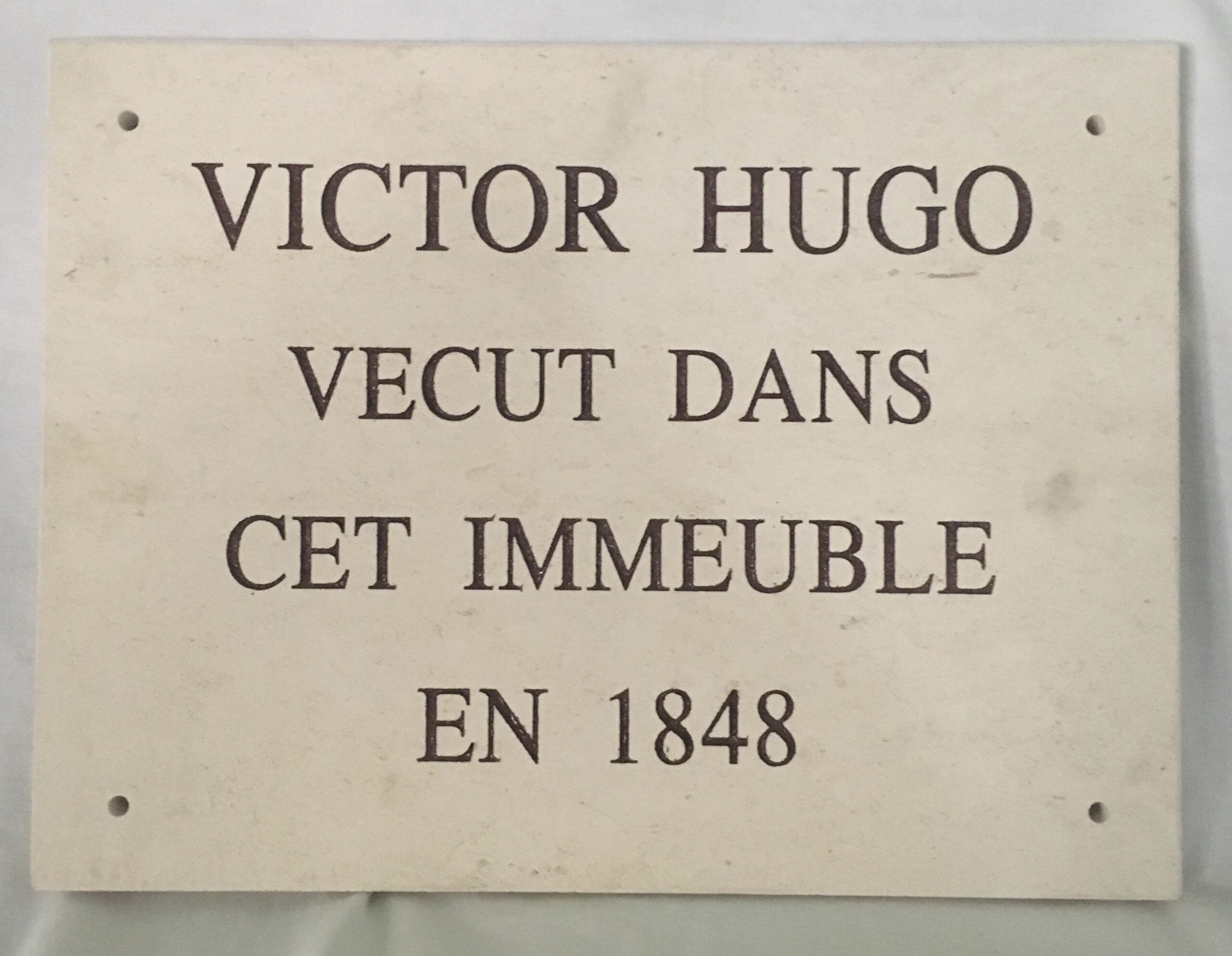 Plaque en COMBE BRUNE pour Paris habitat