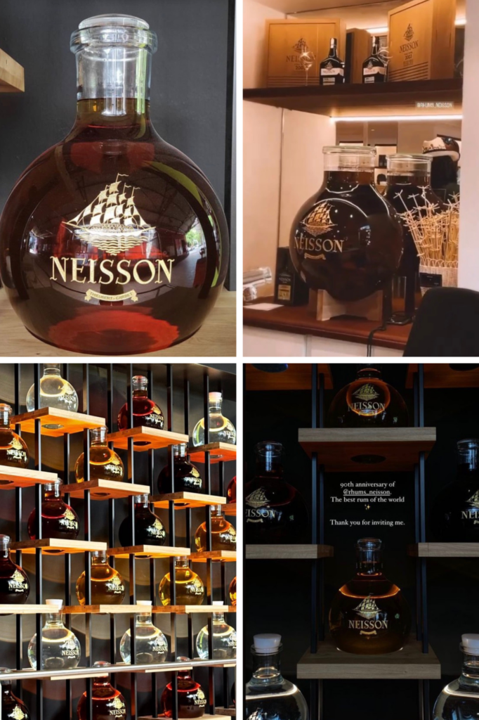 Gravure d'un logo sur une série de globe en verre de 25 litres